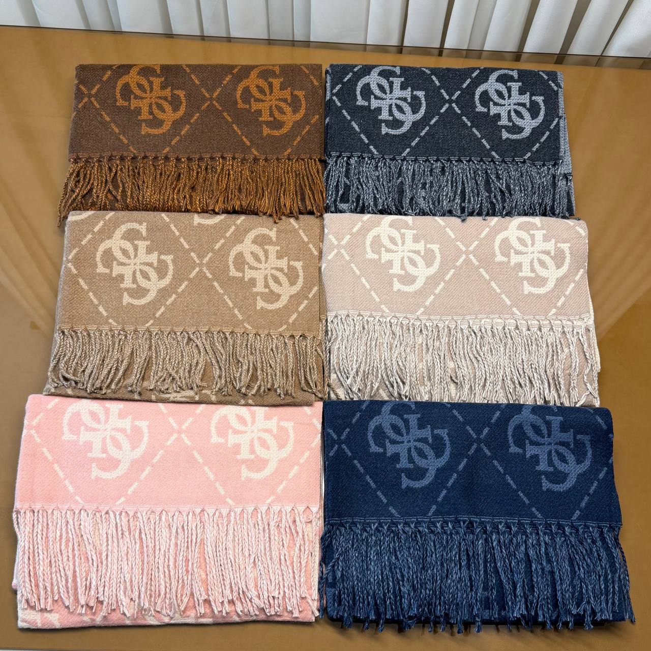 شال موهر طرح گس کد 655